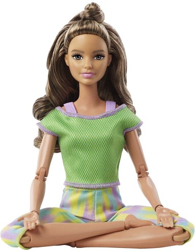 Barbie fashion top verde made to move TOYFTG80/GXF05 Mattel | Futurartshop.com