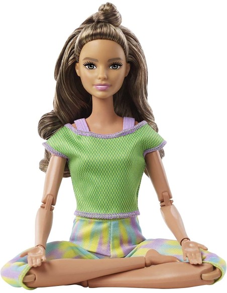 Barbie fashion top verde made to move TOYFTG80/GXF05 Mattel | Futurartshop.com