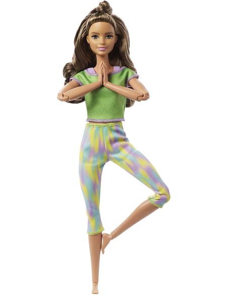 Barbie fashion top verde made to move TOYFTG80/GXF05 Mattel | Futurartshop.com
