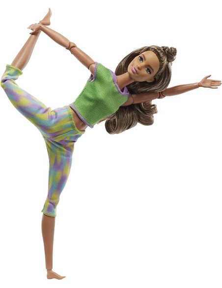 Barbie fashion top verde made to move TOYFTG80/GXF05 Mattel | Futurartshop.com