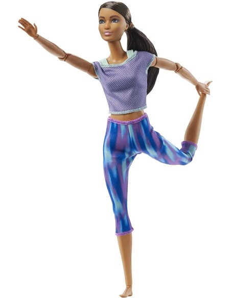 Barbie fashion con capelli castani made to move TOYFTG80/GXF06 Mattel | Futurartshop.com