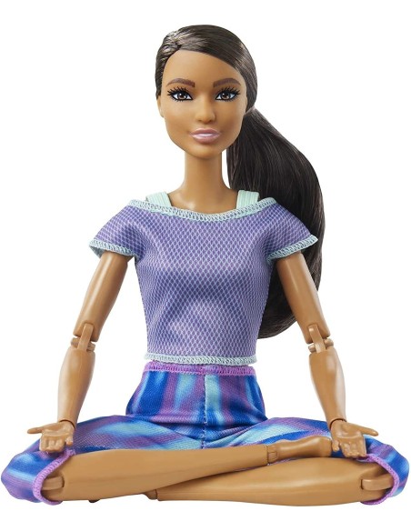Barbie fashion con capelli castani made to move TOYFTG80/GXF06 Mattel | Futurartshop.com