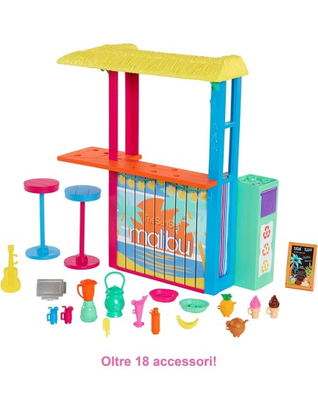Barbie malibù bar sulla spiaggia TOYGYG23 Mattel | Futurartshop.com