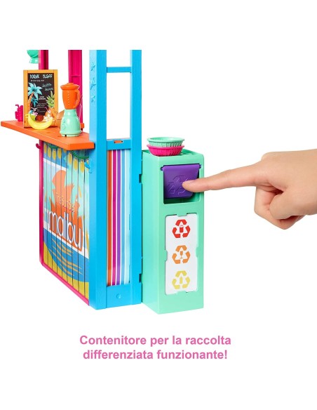 Barbie malibù bar sulla spiaggia TOYGYG23 Mattel | Futurartshop.com