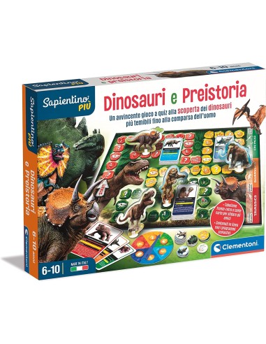 Sapientino more dinosaurs and prehistory CLE16393 Clementoni | Futurartshop.com