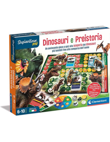 Sapientino more dinosaurs and prehistory CLE16393 Clementoni | Futurartshop.com