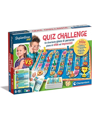 Sapientino piu quiz challenge CLE16394 Clementoni | Futurartshop.com