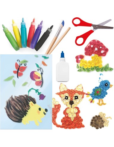 Finestrelle Colorate – Gioco Educativo Creativo per Bambini HEAIT53764 Headu | Futurartshop.com