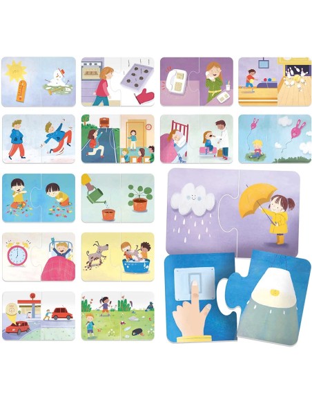 Headu Cosa Succede Gioco Educativo Logica Causa Effetto 3-6 Anni HEAIT52361 Headu | Futurartshop.com