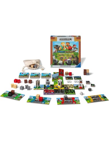 Minecraft heroes of the village gioco RAV20914 Ravensburger | Futurartshop.com