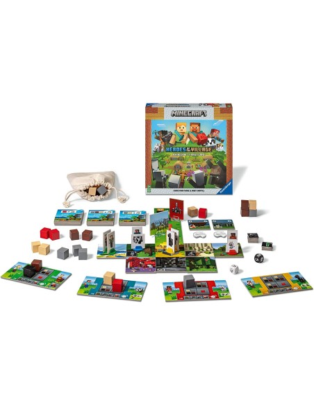 Minecraft heroes of the village gioco RAV20914 Ravensburger | Futurartshop.com