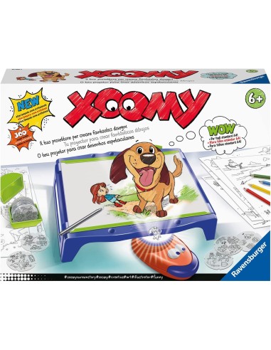 X Oom ma ma disegnoi A4 drawing Board with projector RAV23528 Ravensburger | Futurartshop.com