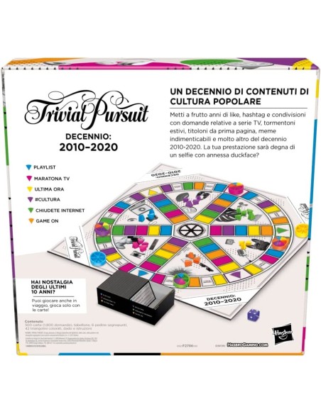 trivial pursuit decade 2010-2020 MAGHASF2706 Hasbro | Futurartshop.com