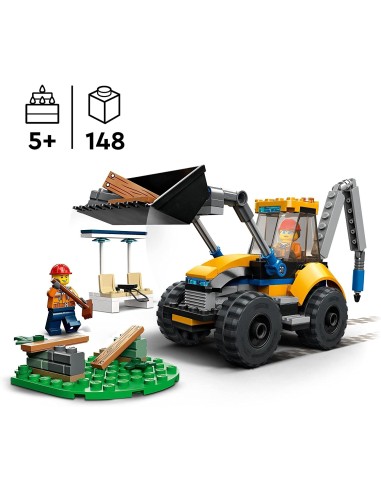 Lego CITy 60385 Construction Digger LEG6425857 Lego | Futurartshop.com