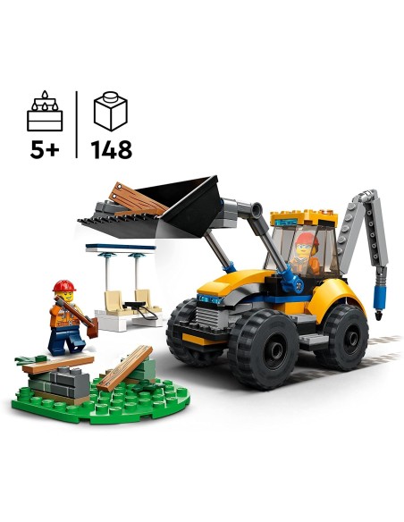 Lego CITy 60385 Construction Digger LEG6425857 Lego | Futurartshop.com