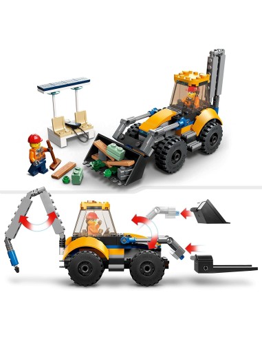 Lego CITy 60385 Construction Digger LEG6425857 Lego | Futurartshop.com