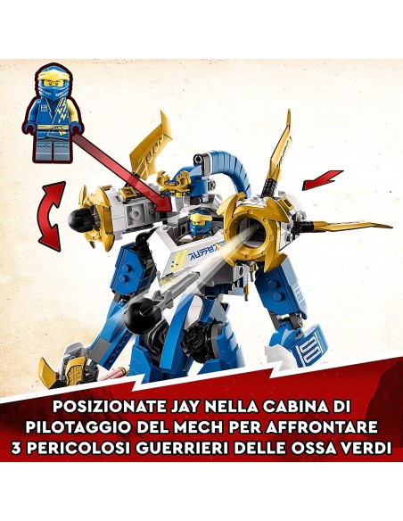 Lego ninjago 71785 Mech Titano di Jay LEG6425917 Lego | Futurartshop.com