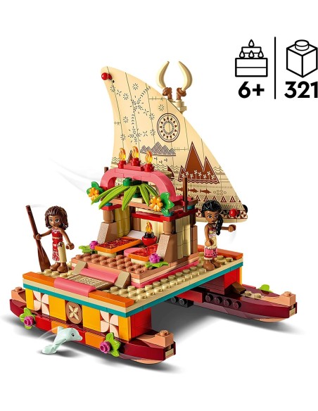Lego disney 43210 La barca a vela di vaiana LEG6427560 Lego | Futurartshop.com