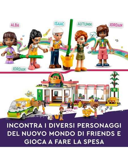 Lego friends 41729 Negozio di alimentari biologici LEG6425646 Lego | Futurartshop.com