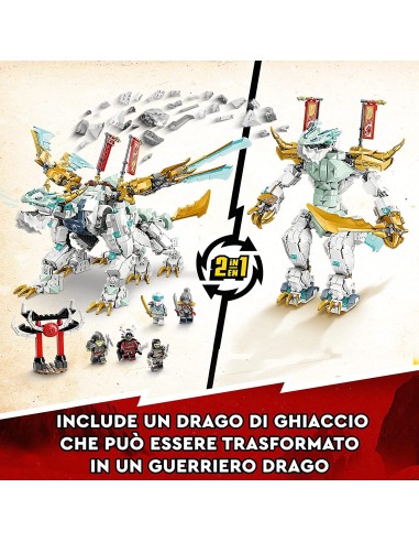 Lego ninagoago 71786 Ice Dragon by zane LEG6425921 Lego | Futurartshop.com