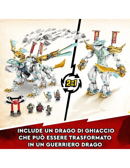 Lego ninagoago 71786 Ice Dragon by zane LEG6425921 Lego | Futurartshop.com