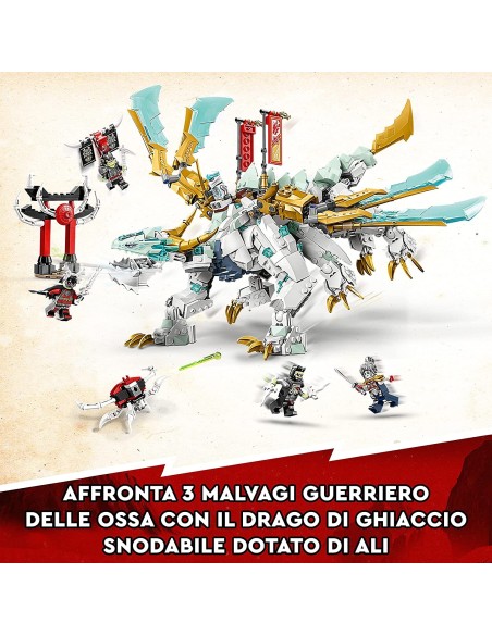 Lego ninagoago 71786 Ice Dragon by zane LEG6425921 Lego | Futurartshop.com