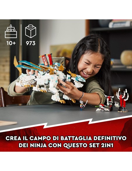 Lego ninagoago 71786 Ice Dragon by zane LEG6425921 Lego | Futurartshop.com