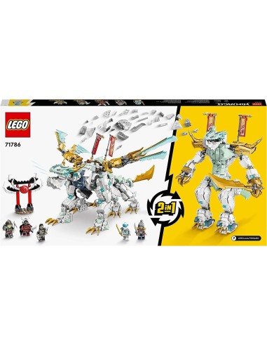 Lego ninagoago 71786 Ice Dragon by zane LEG6425921 Lego | Futurartshop.com