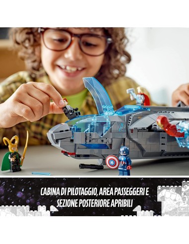 lego marvel 76248 Il Quinjet degli Avengers LEG6427727 Lego | Futurartshop.com