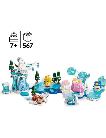 Lego super mario 71417 Snow adventure by Tricherino LEG6425883 Lego | Futurartshop.com