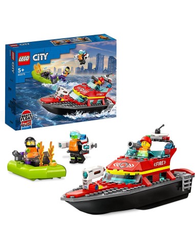 lego City 60373 fire rescue boat LEG6425834 Lego | Futurartshop.com