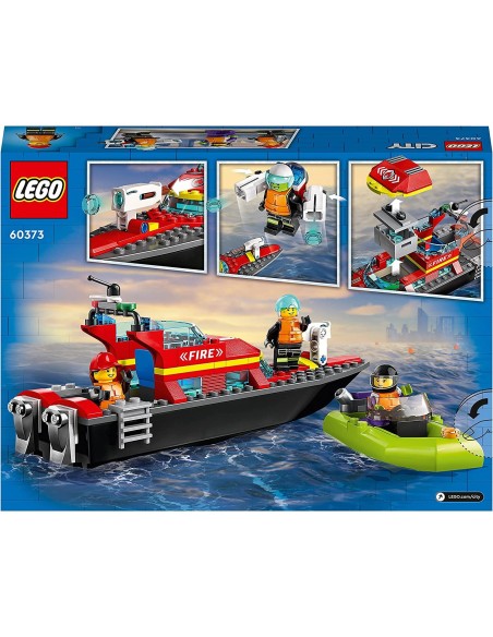lego City 60373 fire rescue boat LEG6425834 Lego | Futurartshop.com