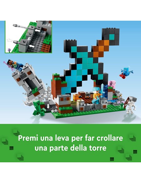 Lego minecraft 21244 the Sword outpost LEG6425588 Lego | Futurartshop.com