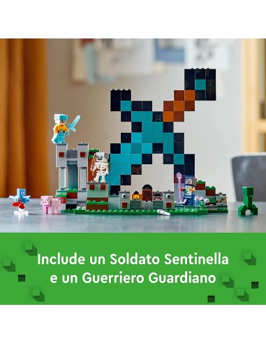 Lego minecraft 21244 l'avamposto della spada LEG6425588 Lego | Futurartshop.com