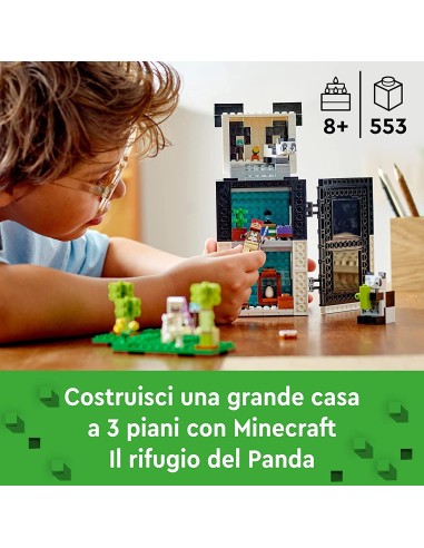 Lego minecraft 21245 The Panda Shelter LEG6425590 Lego | Futurartshop.com