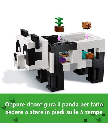 Lego minecraft 21245 The Panda Shelter LEG6425590 Lego | Futurartshop.com