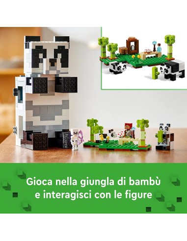 Lego minecraft 21245 The Panda Shelter LEG6425590 Lego | Futurartshop.com