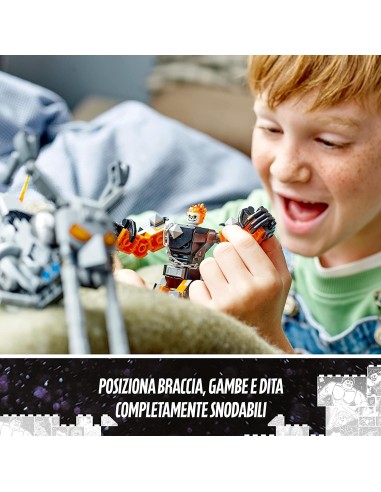 Lego marvel 76245 Mech e Moto di Ghost rider LEG6427723 Lego | Futurartshop.com