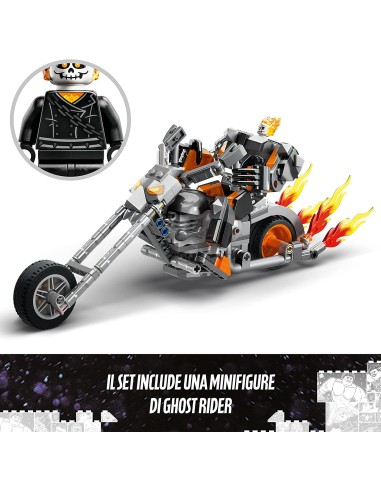 Lego marvel 76245 Mech and Ghost rider Motorcycle LEG6427723 Lego | Futurartshop.com