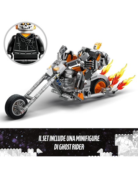 Lego marvel 76245 Mech e Moto di Ghost rider LEG6427723 Lego | Futurartshop.com