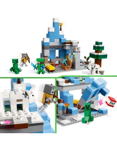 Lego minecraft 21243 The Icy Peaks LEG6420637 Lego | Futurartshop.com
