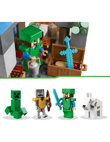 Lego minecraft 21243 The Icy Peaks LEG6420637 Lego | Futurartshop.com