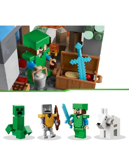 Lego minecraft 21243 The Icy Peaks LEG6420637 Lego | Futurartshop.com