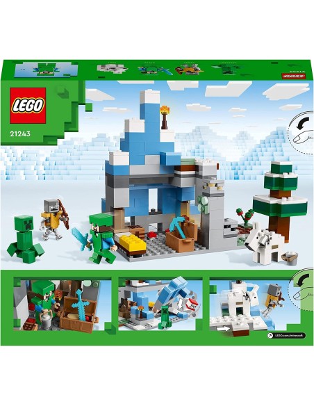 Lego minecraft 21243 The Icy Peaks LEG6420637 Lego | Futurartshop.com