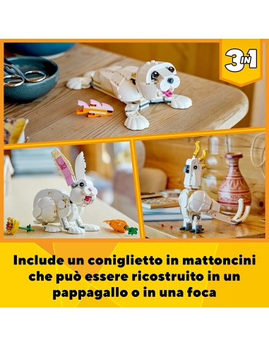 Lego creator 31133 white rabbit LEG6425606 Lego | Futurartshop.com