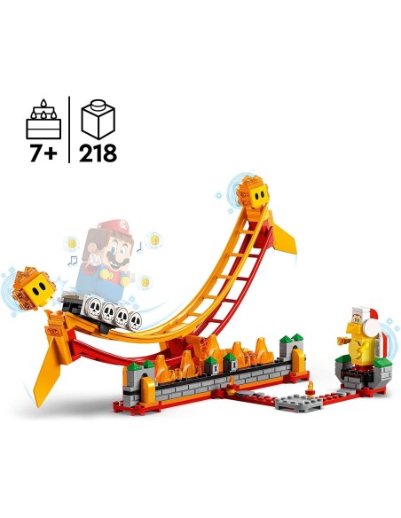 Lego super mario 71416 Giro sull'onda lavica LEG6420687 Lego | Futurartshop.com