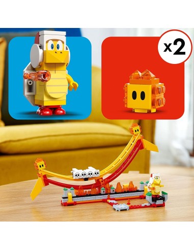 Lego super mario 71416 Ride on the lava wave LEG6420687 Lego | Futurartshop.com