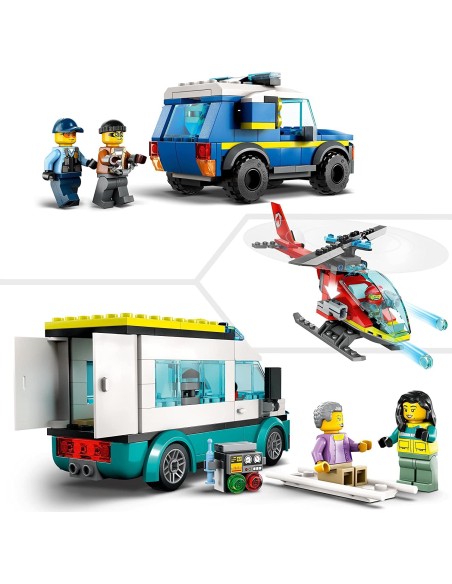 Lego city 60371 quartier generale veicoli d'emergenza LEG6425826 Lego | Futurartshop.com