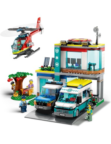 Lego city 60371 quartier generale veicoli d'emergenza LEG6425826 Lego | Futurartshop.com