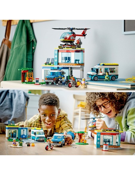 Lego CITy 60371 headquarters emergency vehicles LEG6425826 Lego | Futurartshop.com